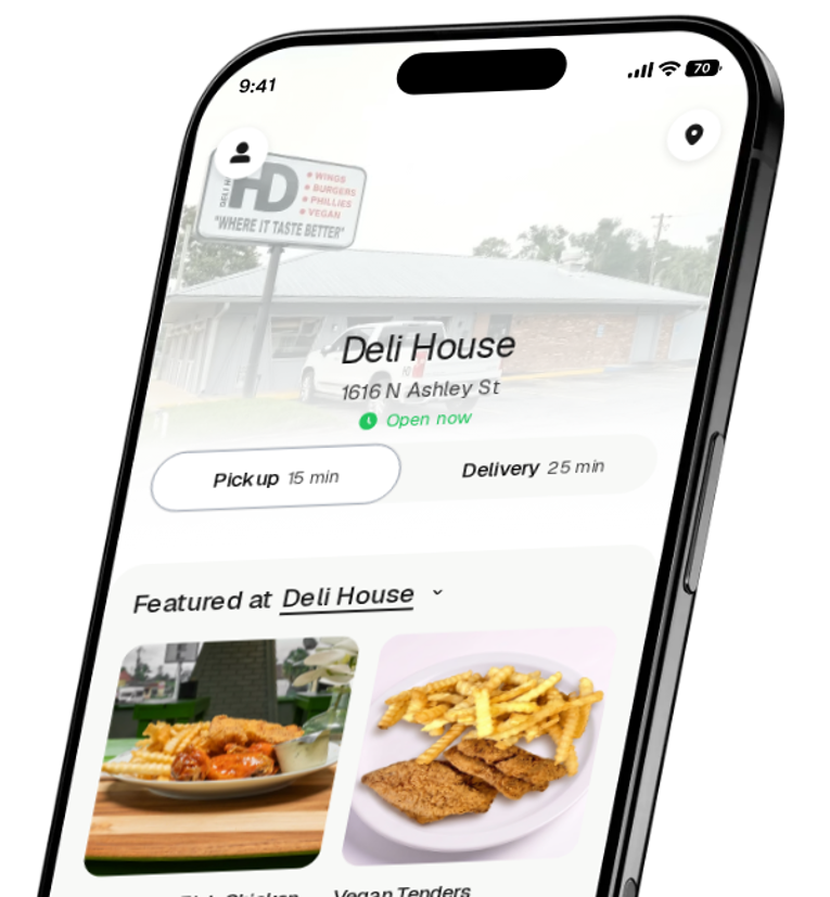 Deli House app preview