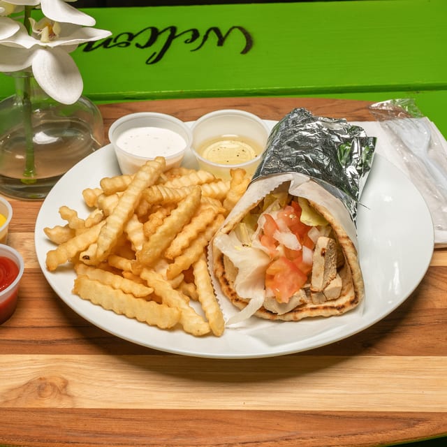 Vegan Chicken Gyro.